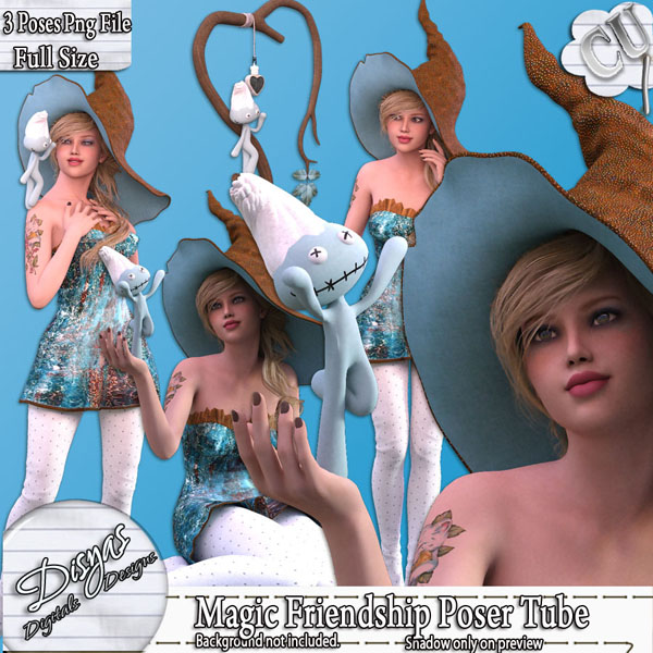 MAGICAL FRIENDSHIP POSER TUBE PACK CU - Click Image to Close